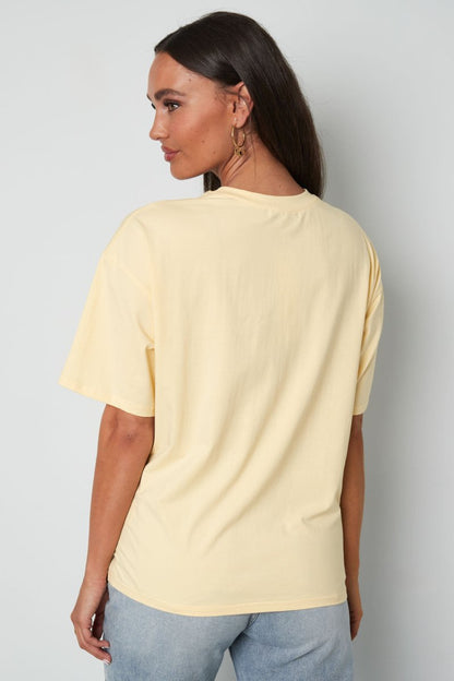 Cotton Women's T-shirt Casual Letters - Velaris Femme