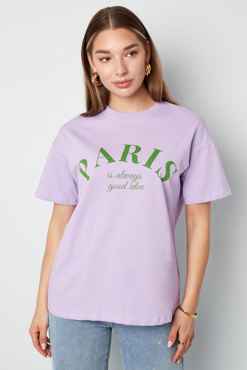 Cotton Women's T-shirt Casual Letters - Velaris Femme