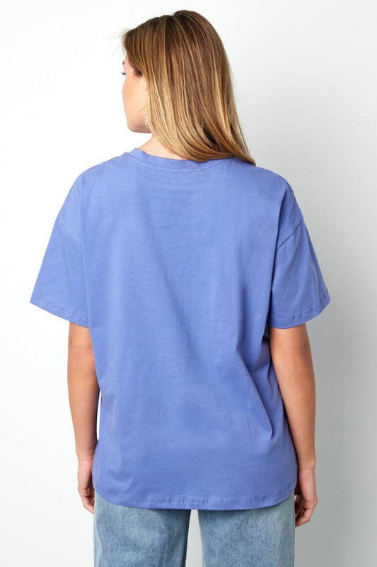 Cotton Women's T-shirt Casual Letters - Velaris Femme