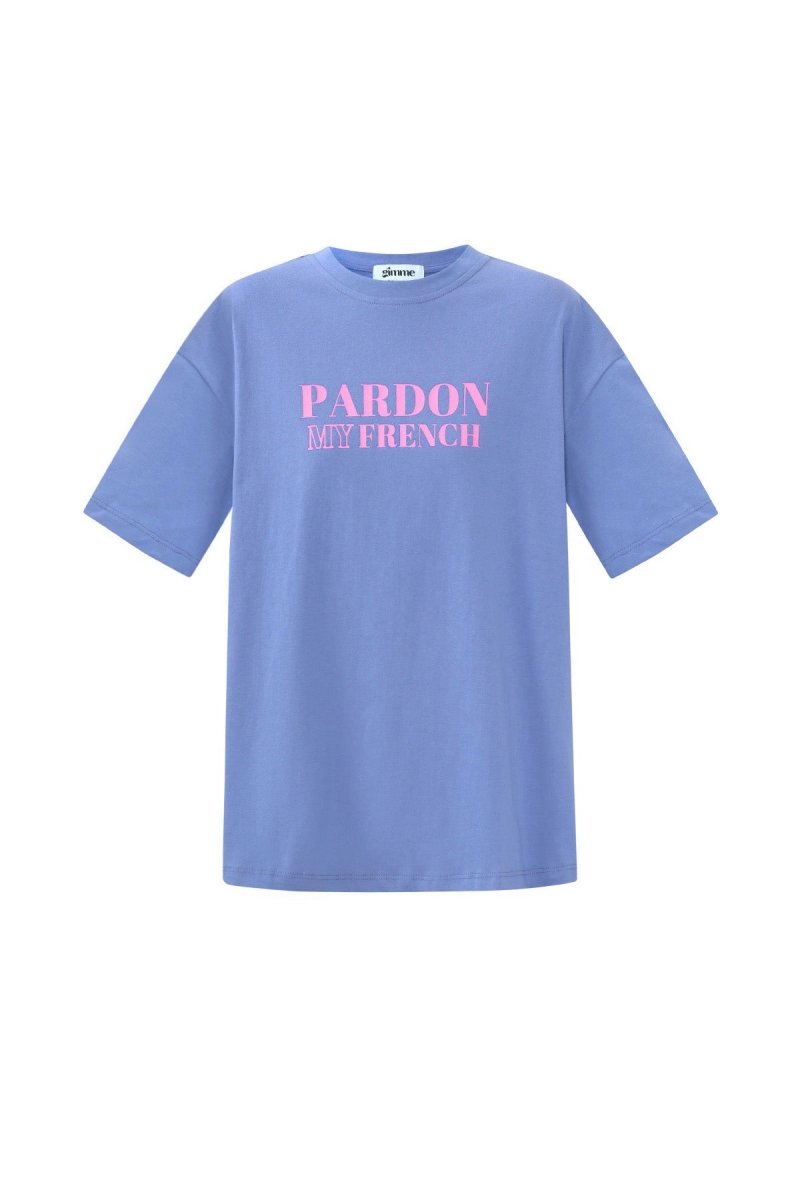 Cotton Women's T-shirt Casual Letters - Velaris Femme