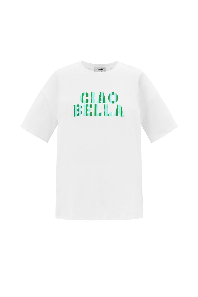 Cotton Women's T-shirt Casual Letters - Velaris Femme