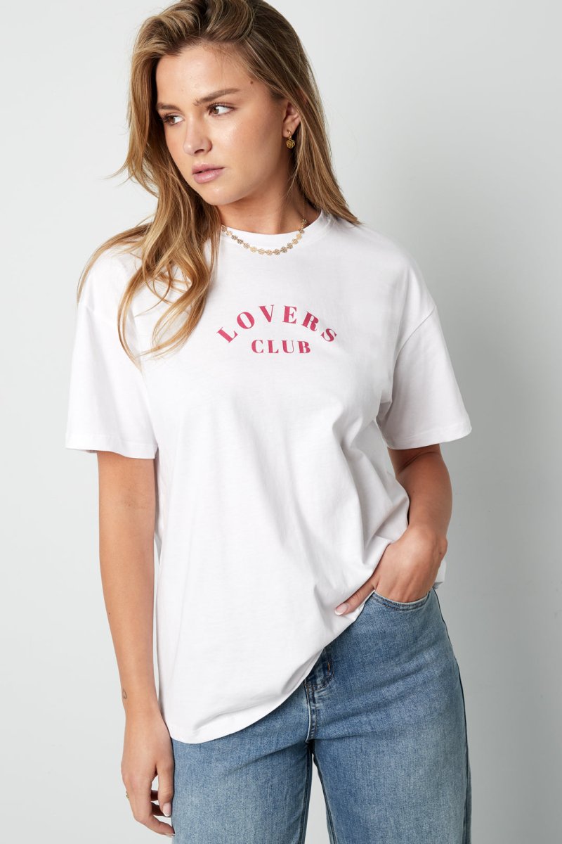 Cotton Women's T-shirt Casual Letters - Velaris Femme