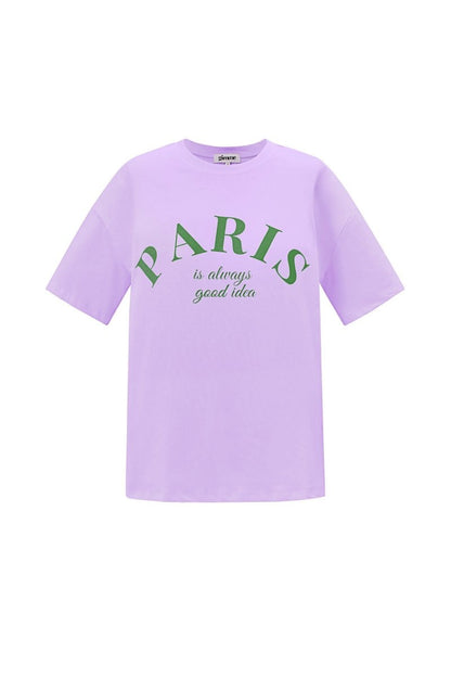 Cotton Women's T-shirt Casual Letters - Velaris Femme