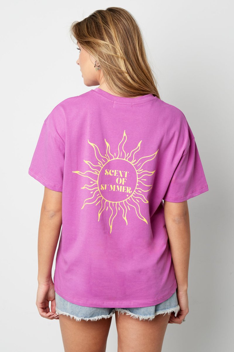 Cotton Women's T-shirt Casual Letters - Velaris Femme