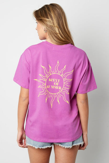 Cotton Women's T-shirt Casual Letters - Velaris Femme