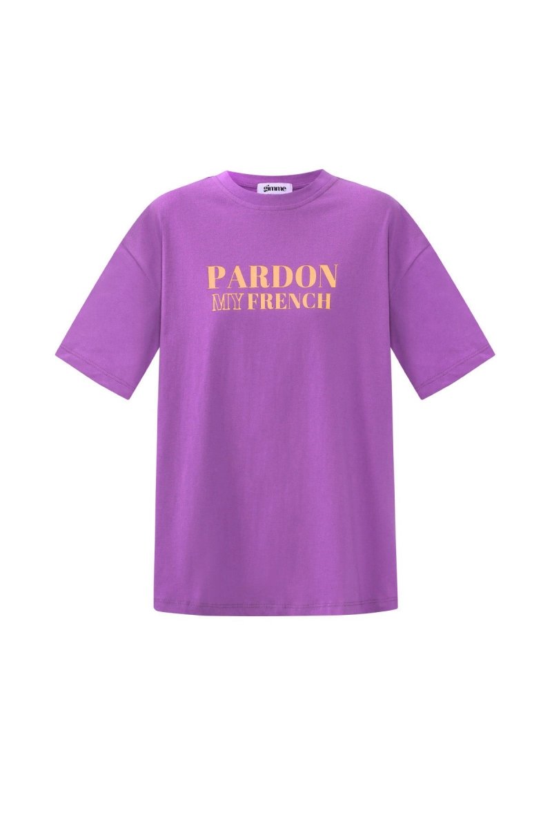 Cotton Women's T-shirt Casual Letters - Velaris Femme