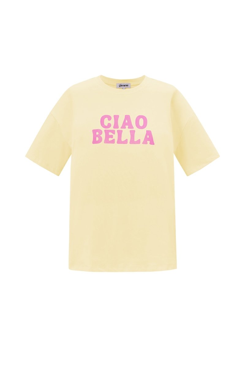 Cotton Women's T-shirt Casual Letters - Velaris Femme