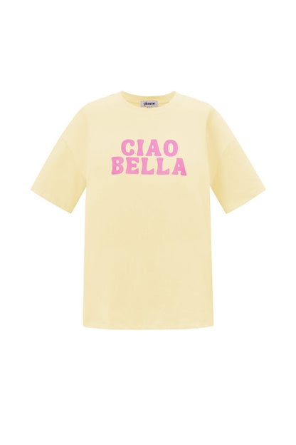Cotton Women's T-shirt Casual Letters - Velaris Femme