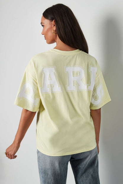 Cotton Women's T-shirt Casual Letters - Velaris Femme