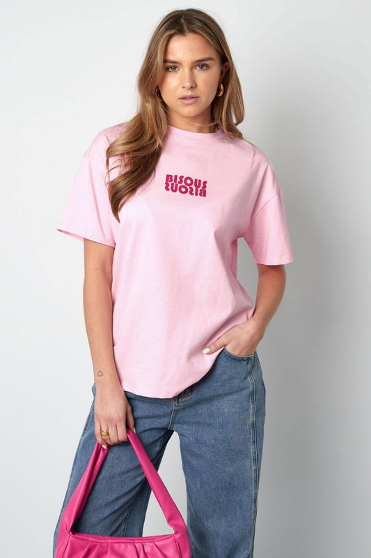Cotton Women's T-shirt Oversized Logo Print - Velaris Femme
