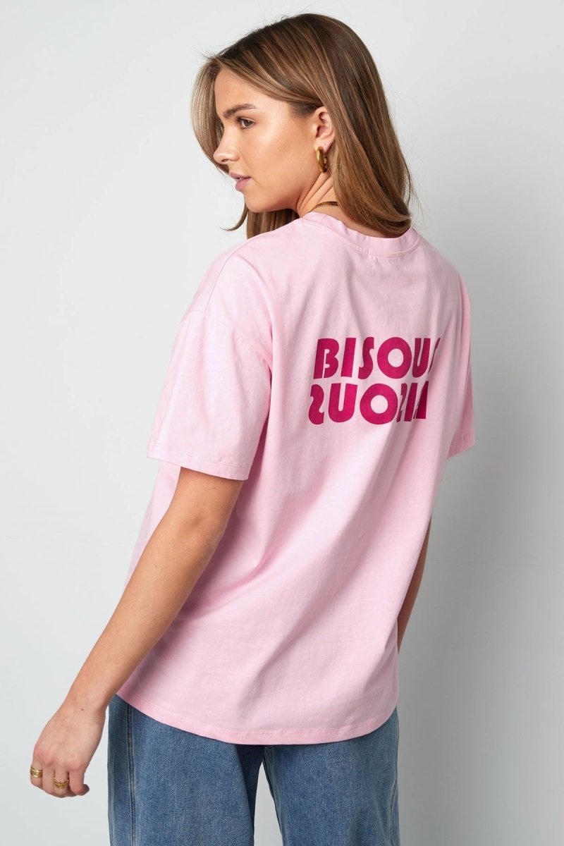 Cotton Women's T-shirt Oversized Logo Print - Velaris Femme