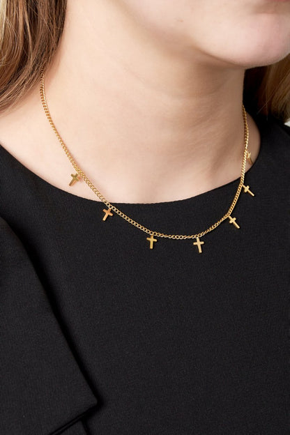 Crosses Necklace - Velaris Femme