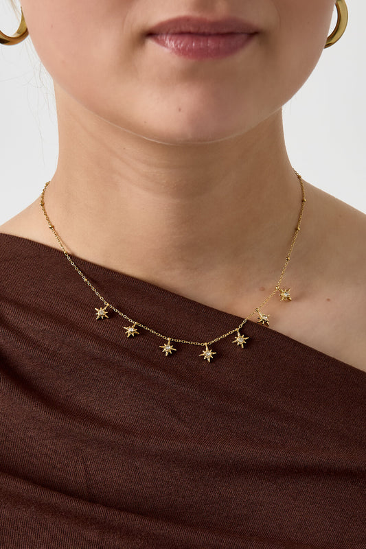 Necklaces with shooting stars