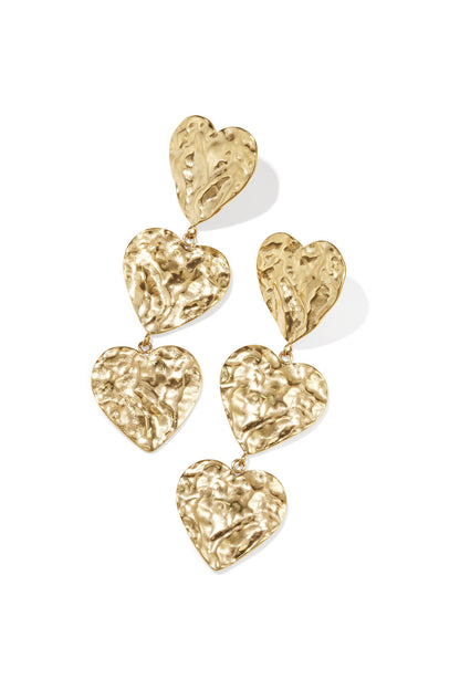 Elegant Heart-Shaped Dangle Earrings for Women