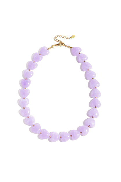 Chic Acrylic Beaded Necklace for Spring/Summer