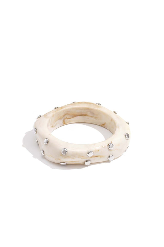 Resin Bangles Circle Hip-Pop/Rock Daily Simple Series Women's jewelry
