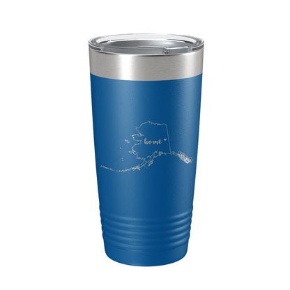 Alaska Home State Laser Engraved Tumbler 20 oz