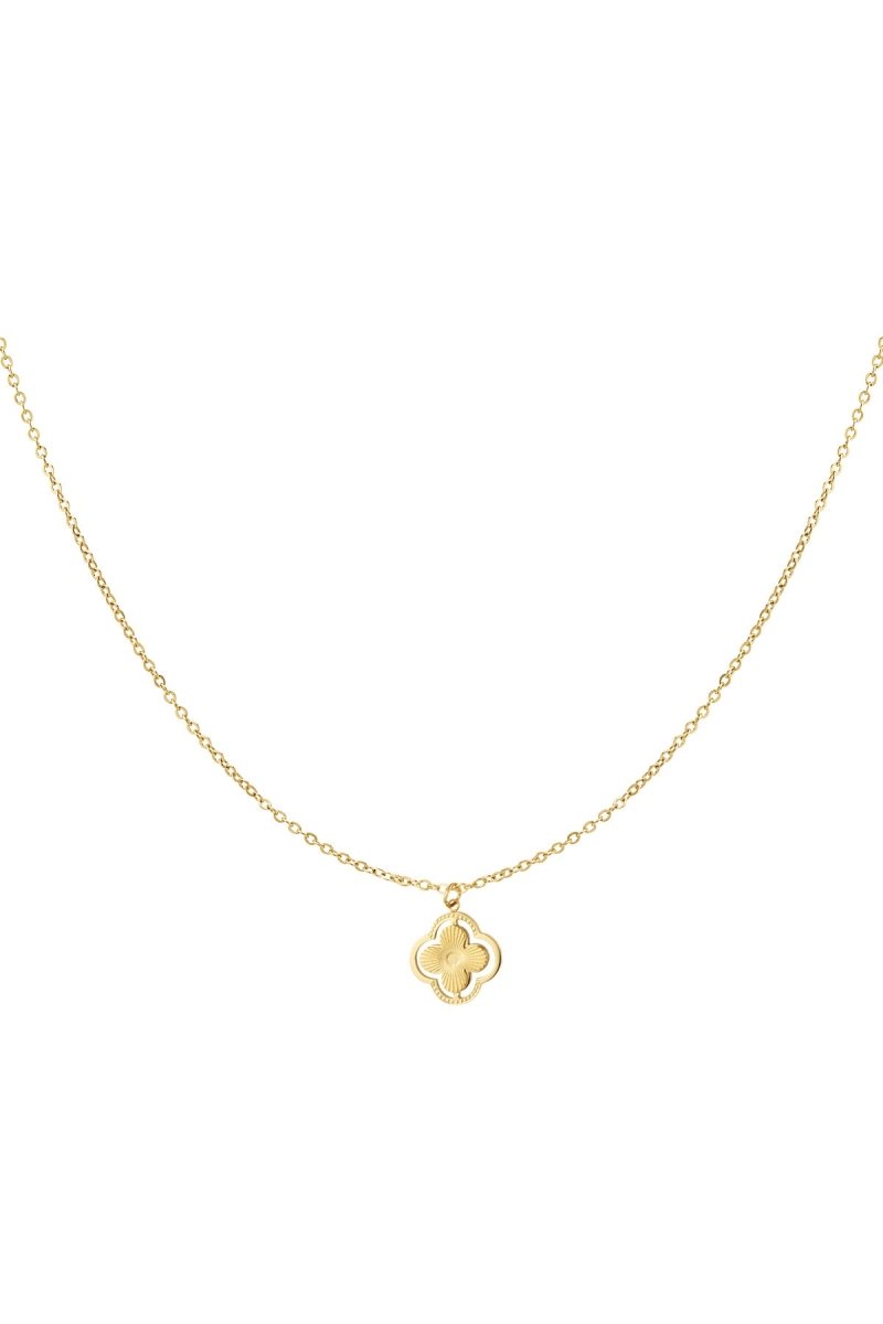 double clover necklace - Velaris Femme