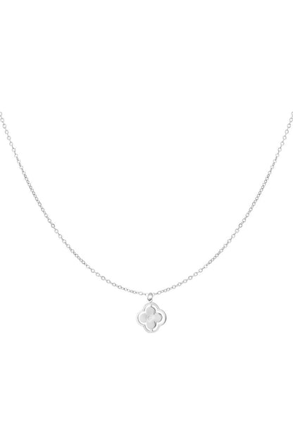 double clover necklace - Velaris Femme
