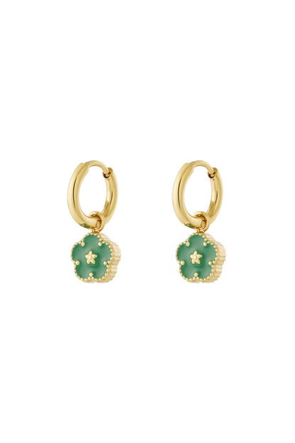 Stylish Spring/Summer Flower Drop Earrings