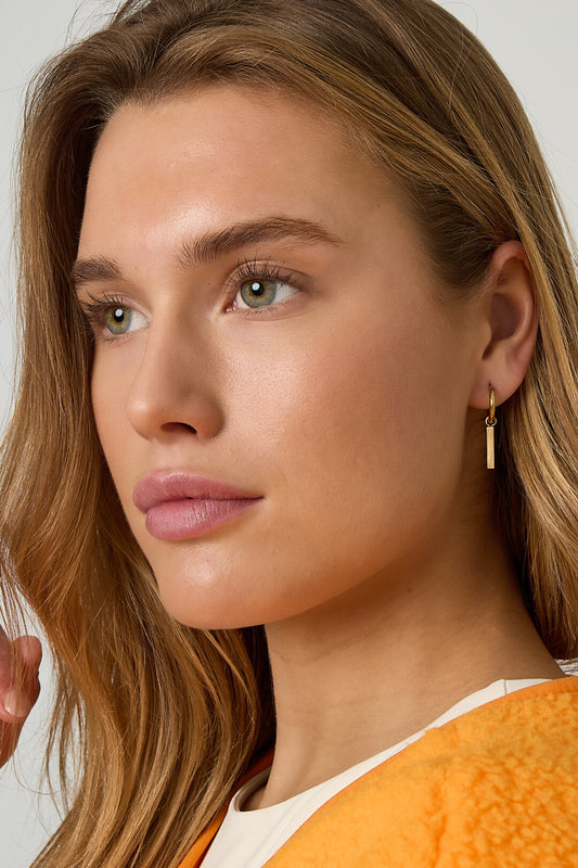 Stainless Steel Drop Earrings rectangle Casual Daily Simple Series Women's jewelry