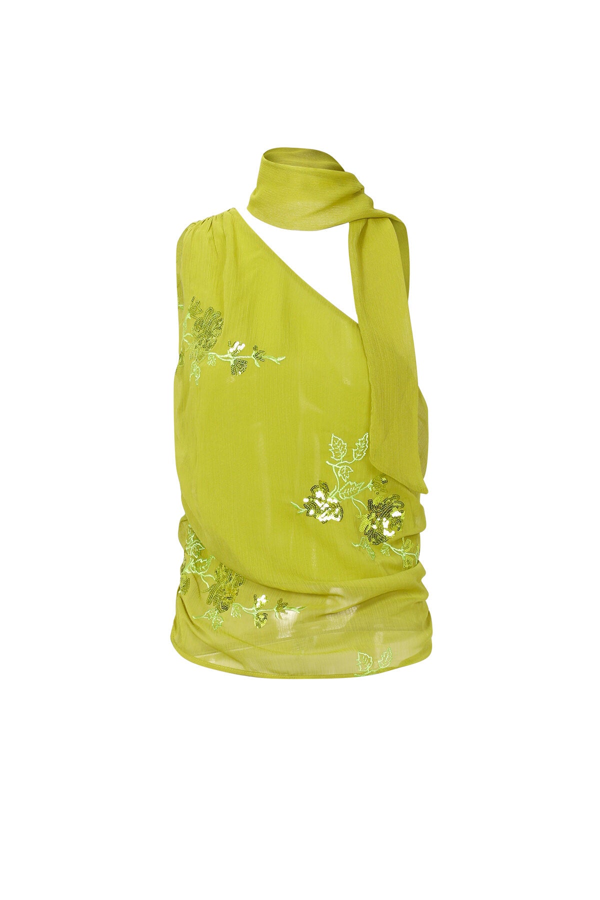 Elegant Floral Sleeveless Top for Spring/Summer