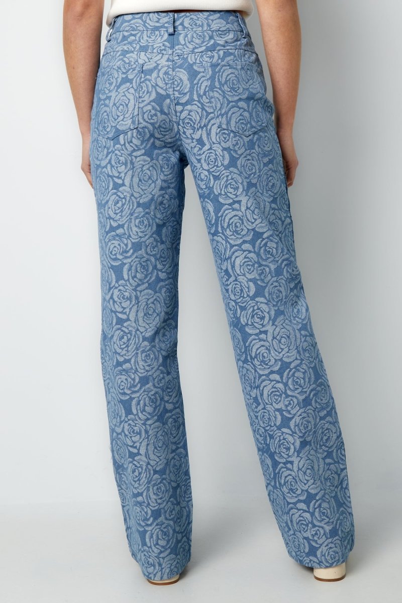 Elara Floral Trousers - Velaris Femme