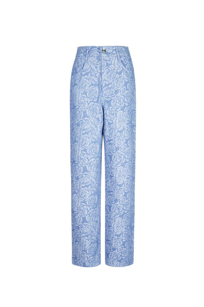 Elara Floral Trousers - Velaris Femme