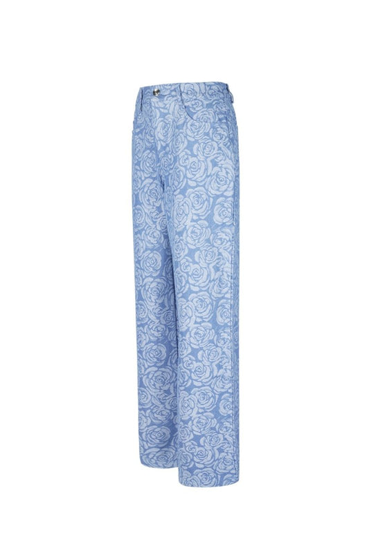 Elara Floral Trousers - Velaris Femme