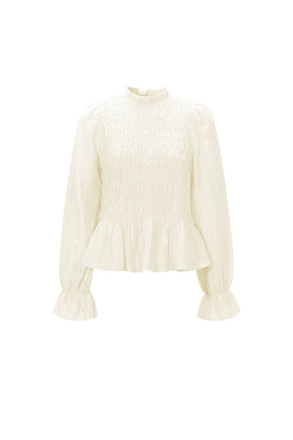 Élise Smocked Blouse - Velaris Femme