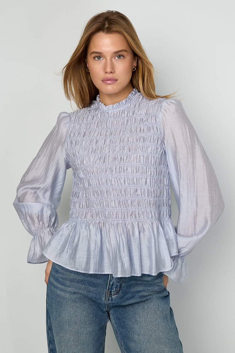 Élise Smocked Blouse - Velaris Femme