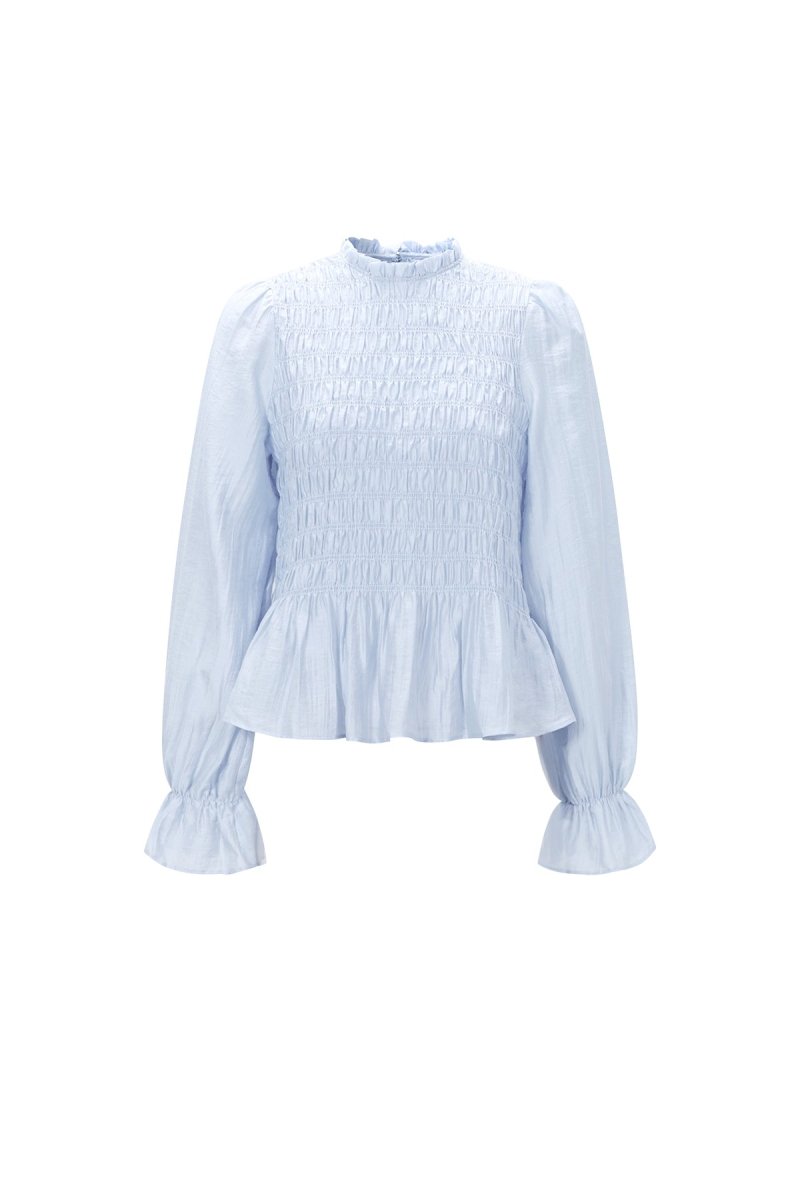 Élise Smocked Blouse - Velaris Femme