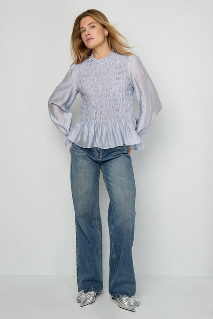 Élise Smocked Blouse - Velaris Femme