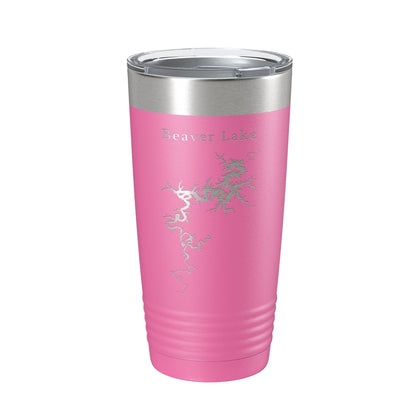 Beaver Lake Arkansas Laser Engraved Tumbler 20 oz