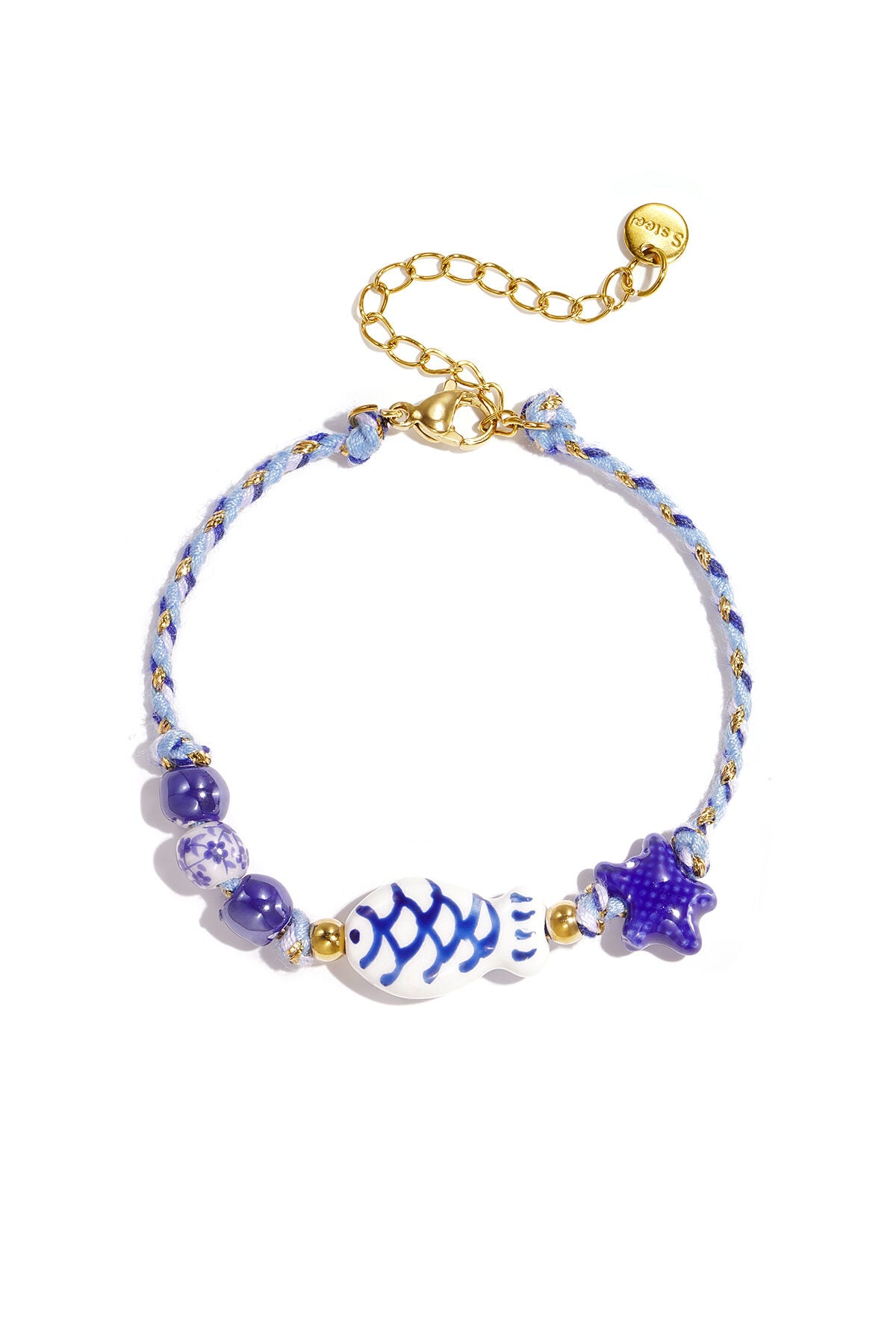 Charming Pink & Blue Beaded Bracelet for Spring/Summer
