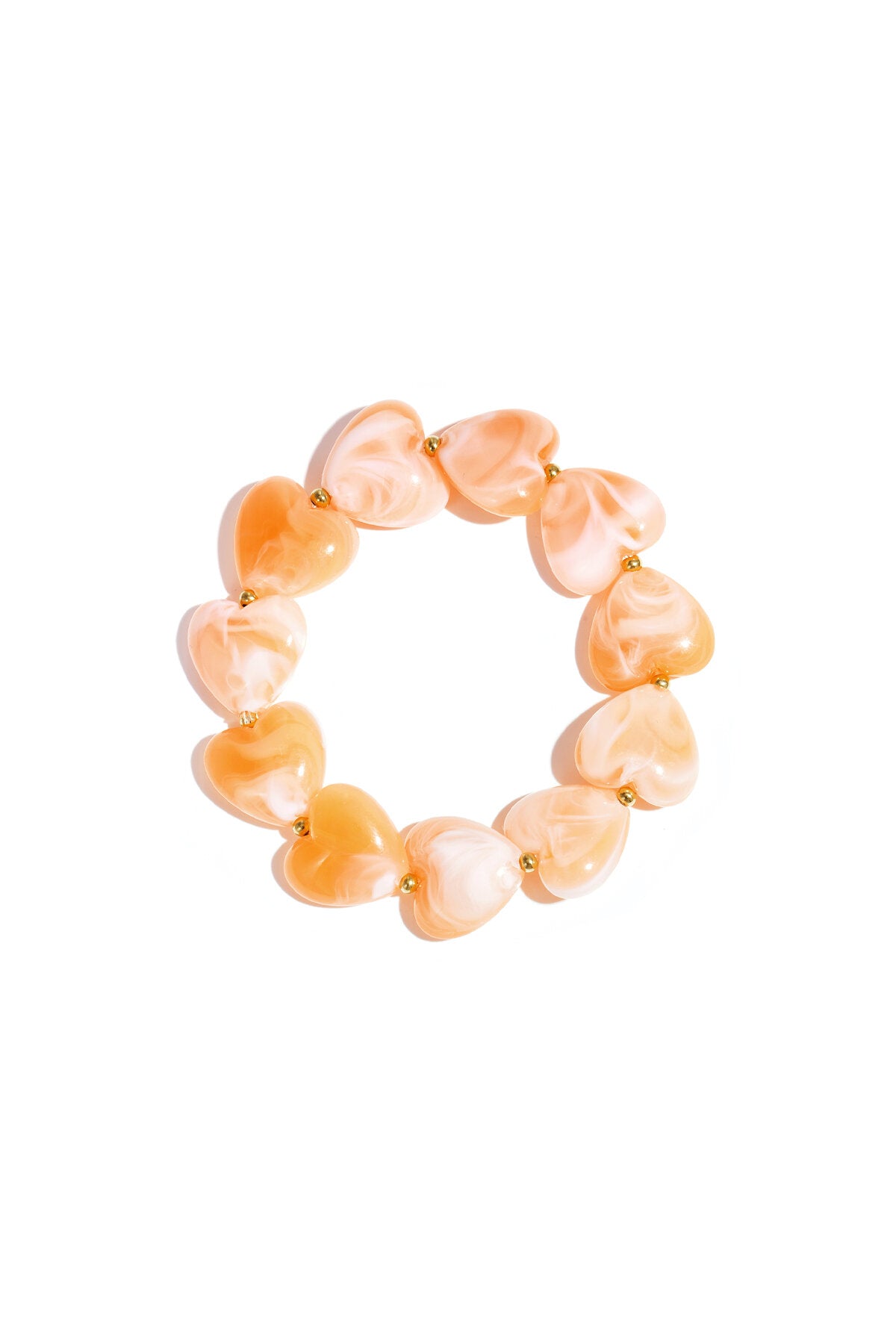 Charming Heart Beads Bracelet for Women