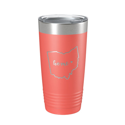 Ohio Home State Laser Engraved Tumbler 20 oz