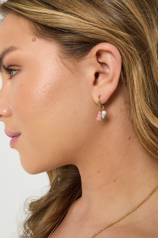 Stylish Polka Dot Beads Earrings for Spring/Summer