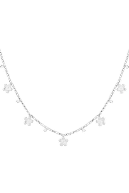 gleaming flower necklace - Velaris Femme