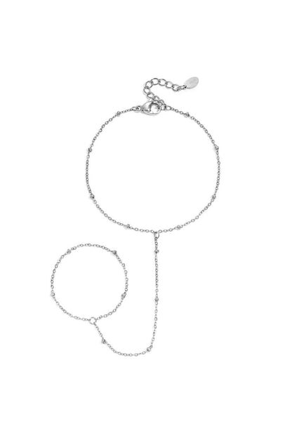 Hand chain with bead details - Velaris Femme