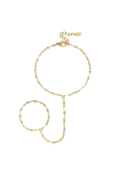 Hand chain with chunky chain - Velaris Femme