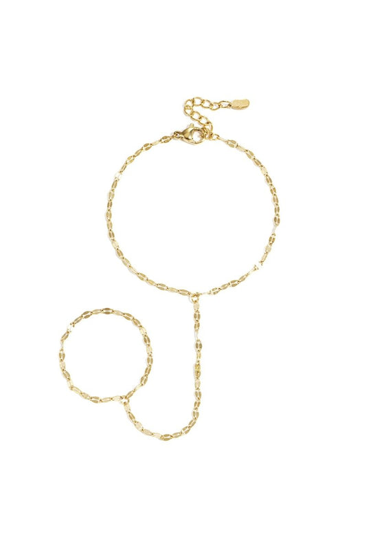 Hand chain with chunky chain - Velaris Femme