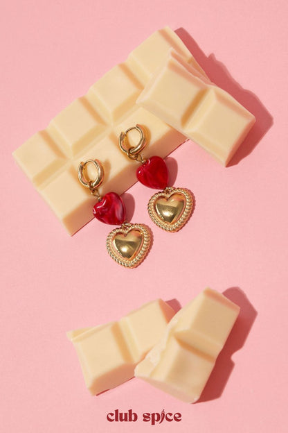 Heart - shaped pendant earrings - Velaris Femme