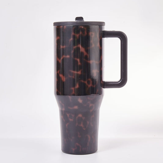 Tortoise Shell Traveler Tumbler 40 oz