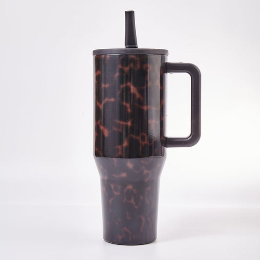 Tortoise Shell Traveler Tumbler 40 oz