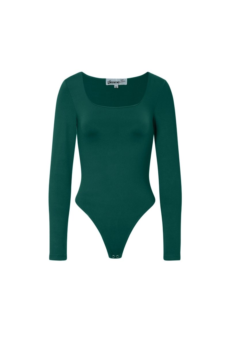 Knitted Nylon Shapewear Bodysuit Basic Solid Color Nylon Shapewear Bodysuit Basic Solid Color - Velaris Femme
