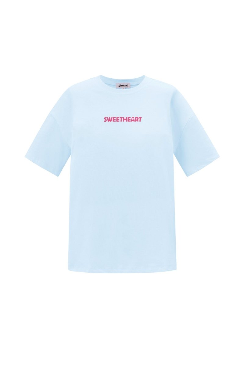 Knitted Women's T-shirt Casual Letters - Velaris Femme