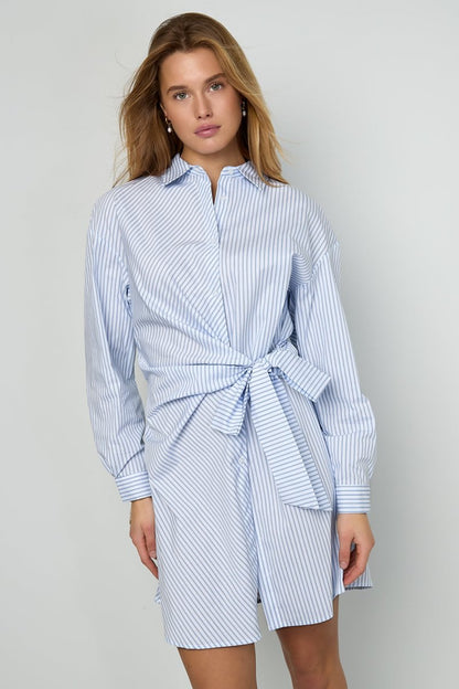 Knotted Blouse Dress - Velaris Femme