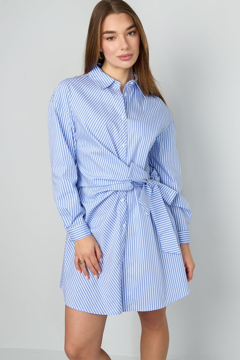 Knotted Blouse Dress - Velaris Femme