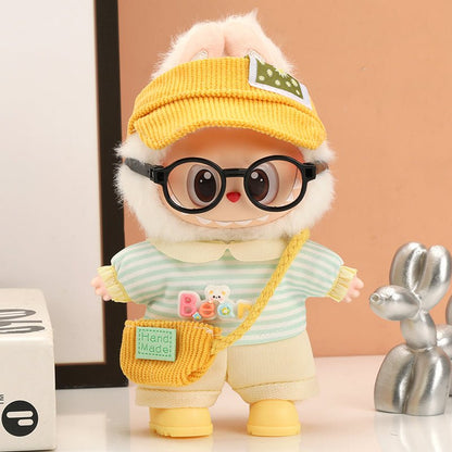 Labubu Summer Daisy Outfit Set with Bag